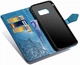 Чехол Vintage для Samsung Galaxy S8 / G950 книжка с узором голубой - изображение 2