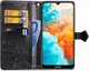 Чехол Vintage для Huawei Y6 2019 книжка кожа PU с визитницей черный - изображение 4
