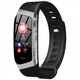 Умный Фитнес Браслет Smart Band E18 Original С Тонометром Черно-серебристый - изображение 1