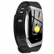 Умный Фитнес Браслет Smart Band E18 Original С Тонометром Черно-серебристый - изображение 3