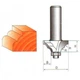 Фреза ГЛОБУС 2009 кромочная фигурная с нижним подшипником d8 D45 h20 R8 - изображение 2