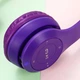 Беспроводные Bluetooth наушники с кошачьими ушками и лед подсветкой Y47 Cat Ear Фиолетовые - изображение 3