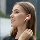 Навушники вакуумні безпровідні з мікрофоном Baseus Encok W06 Bluetooth в кейсі Білий (NGW06-02) - зображення 7