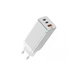 Зарядний пристрій Baseus GaN Travel (3USB) 65W White (CCGAN-B02) - зображення 2