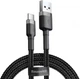 Кабель Baseus Cafule USB-USB-C, 2A, 2м Black/Grey (CATKLF-CG1) - изображение 5