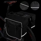 Велосипедна сумка West Biking 0707238 Black на багажник об'єм 30L - зображення 8