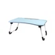 Складной столик Lesko DNZ-23 Blue для ноутбука и еды раскладной переносной 60*48*28 см - изображение 3