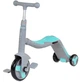 Самокат 3в1 JT 10181 Best Scooter, самокат-велобег-велосипед серо-голубой - изображение 2