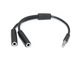 Кабель Audio 3.5 мм-3.5 мм REAL-EL Pro 0.2 m Black (EL123500039) - зображення 1
