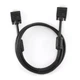 Кабель Cablexpert VGA-VGA HD15M/HD15M с 2-мя фер. кольцами, двойной экран, черный, 1.8 м (CC-PPVGA-6B) - изображение 1