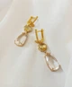 Серьги с фианитами Ksenija Vitali Golden Drop SB-00025 - изображение 1