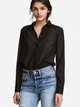Сорочка жіноча H&M 0430554_блискучий 32 Чорна (KZ2000000936215_KAY2000000936215) - зображення 1
