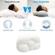 Анатомическая подушка для сна Egg Sleeper с шариковым наполнителем Синяя - изображение 4