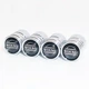 Колпачки на ниппель для Volvo Alitek Long Silver Вольво (Logo black Des1), 4 шт (67240) - изображение 3