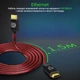 Кабель Vertux VertuLink-150 HDMI 2.1 UltraHD-8K HDR eARC 1.5 м Bloodyred (vertulink-150.bloodyred) - зображення 6