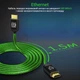 Кабель Vertux VertuLink-150 HDMI 2.1 UltraHD-8K HDR eARC 1.5 м Lasergreen (vertulink-150.lasergreen) - зображення 6
