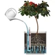 Розумний вазон Plastkon Cubico Flower Lover 42 см чорний 4111807 - зображення 3