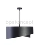 Абажур BPS Koncept 50cm CZARNY LATEX I MIED - изображение 4