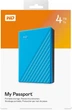 Dysk twardy Western Digital My Passport 4TB WDBPKJ0040BBL-WESN 2.5" USB 3.0 External Niebieski (0718037870212) - obraz 6
