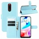 Чехол Luxury для Xiaomi Redmi 8 книжка голубой - изображение 1