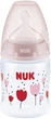Butelka do karmienia NUK First Choice Plus z silikonowym smoczkiem 150 ml czerwona (4008600400486) - obraz 2