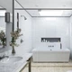 Плитка настенная Golden Tile Сатин Рельеф белая 30х60 см 1,44 м.кв. (11981886) - изображение 1