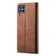 Чехол-книжка с кармашками UniCase Jeans Wallet для Samsung Galaxy M32 (M325) - Brown - изображение 4
