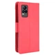 Чехол-книжка с кармашками Deexe Wallet Stand для VIVO V21e - Red - изображение 4