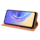 Чехол Deexe Retro Style для VIVO V21e - Brown - изображение 4