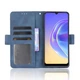 Чехол-книжка с кармашками Deexe Wallet Stand для VIVO V21e - Blue - изображение 6