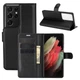 Чохол Fiji Luxury для Samsung Galaxy S21 Ultra (G998) книга чорний - зображення 1