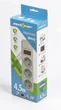 Фильтр питания Maxxter (SPM3-G-15G) 3 розетки, 4.5м, белый - изображение 2