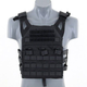 Плитоноска Mil-tec Vest GEN II Чорна - зображення 7