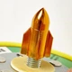 Ковпачки на ніпель для скутера, велосипеда, мотоцикла Alitek Ракета Gold, 2 шт (67328-2) - зображення 3