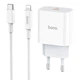 Сетвое зарядное устрйство с разъемом Type-С HOCO C76A Plus Speed source. White (1Type-C, PD/QC, 20W, 3A) - изображение 1