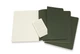 Набор записных книг Moleskine Cahier 19 x 25 см 3 шт по 120 страниц в линейку Зеленый (8055002855334) - изображение 4