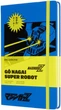 Записная книга Moleskine Go Nagai Super Robot 13 х 21 см 240 страниц в линейку Синяя (8056420853728) - изображение 1