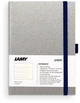 Записная книга Lamy A6 192 страницы в линейку Хром и Синяя (4014519721079) - изображение 1