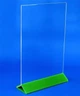 Менюхолдер А4 PlasticMarket вертикальный, "Y" образный, цветное основание (MH-11) - изображение 1