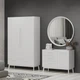 Распашной шкаф Fenster Манчестер-520 Белый - изображение 4