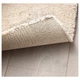 Ковер IKEA RAKLEV короткий ворс, белый с оттенком 80x150 см 504.268.02 - изображение 2