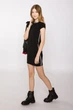 Платье Reporter Young (213-0225G-15-100-1) 140 см. черное с полосками - изображение 2