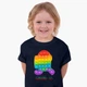 Дитяча футболка для дівчаток Амонг Ас Поп Іт (Amons Us Pop It Bubble Dimbl) (25186-W3280-79) 104-110 см Бавовна Темно-синій - зображення 3