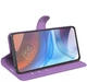 Чехол IETP для Xiaomi Redmi Note 10 Pro книжка кожа PU с визитницей сиреневый - изображение 3