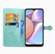 Чехол Vintage для Samsung A10s 2019 / A107F книжка с визитницей кожа PU бирюзовый - изображение 4