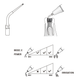 Насадка скалера E12D Woodpecker ендодонтична алмазна кулька різьба EMS - зображення 3