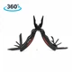Мультитул Ganzo G109, (16.5 см) 10 функцій, чорний з червоним + чохол - изображение 2