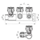 Коллектор вентильный с фитингом Koer KR.1122-3 1”x3 ways KR2654 - изображение 2