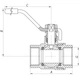 Кран шаровой KOER 2" ГГР ГАЗ (KR.214.G) (KR0137) - изображение 3