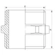 Ніпель 1-1 / 4 "KOER KF.N12 (KF0031) - зображення 2